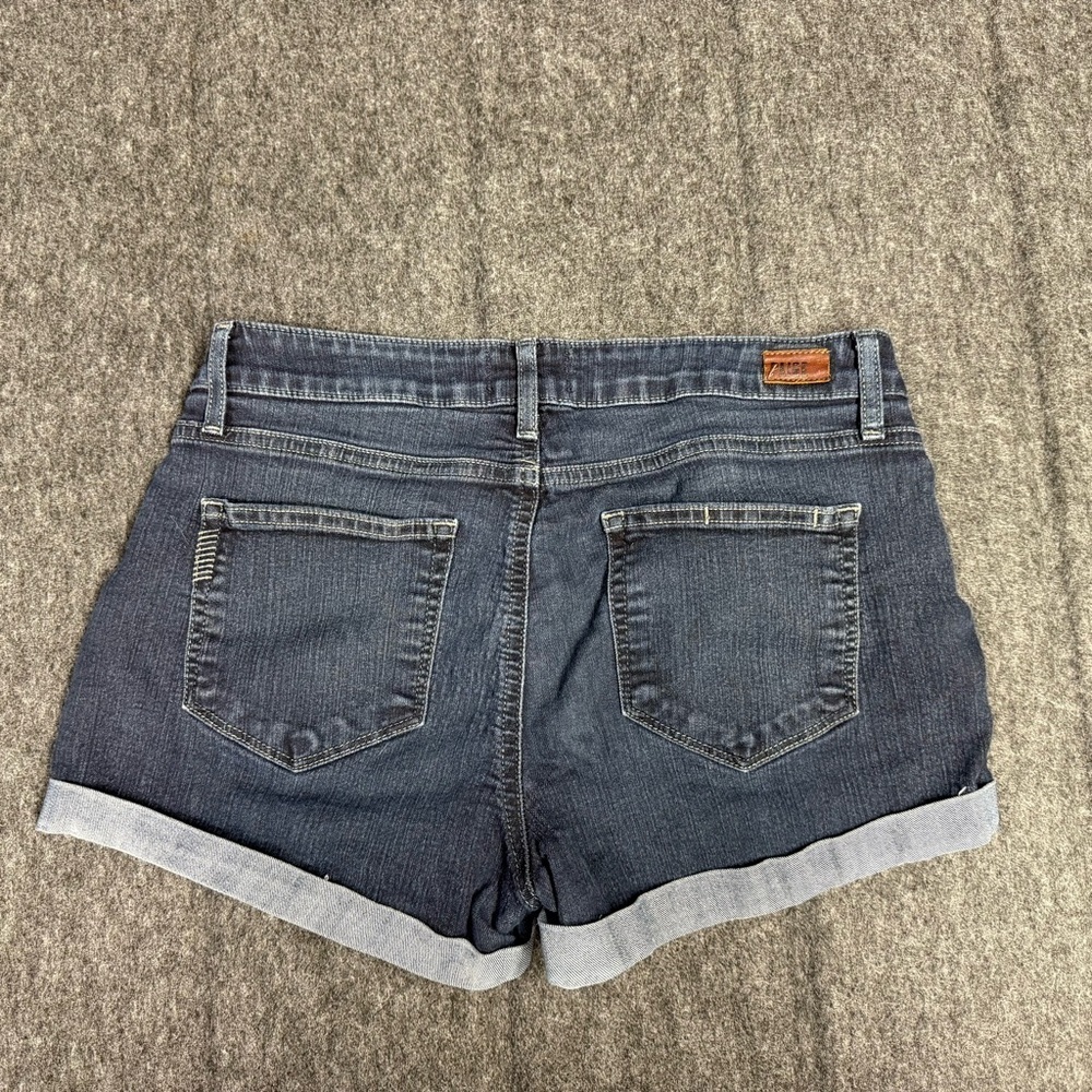 Paige Women's Dark Gray Denim Shorts - Picture 2 of 4